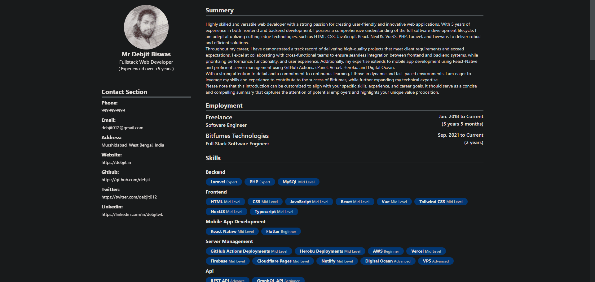 Opensource Multi Resume: for Appwrite Hashnode Hackathon